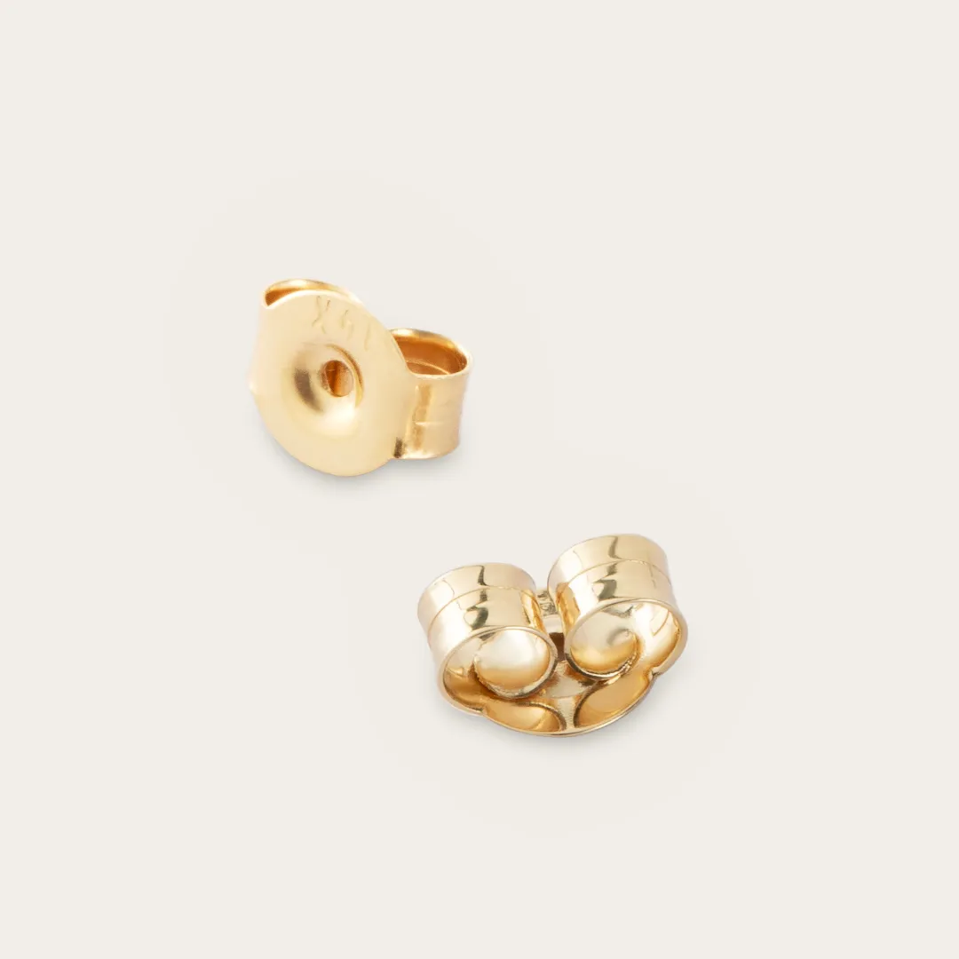 14K Yellow Gold and Lab-Grown Diamonds Stud Earrings