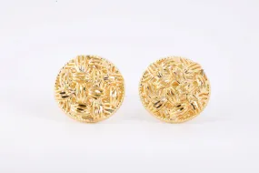 14k Yellow Gold Woven Circle Earrings (3.04g.)