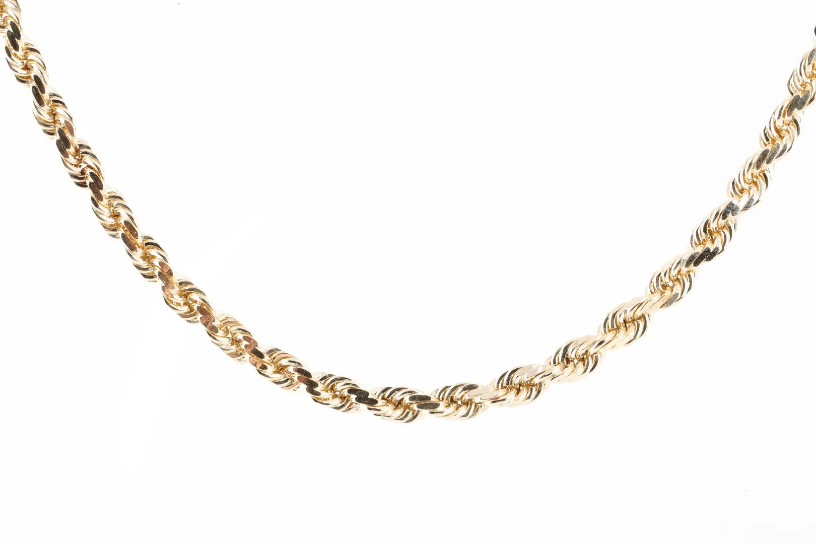 20" 14k Yellow Gold Rope Chain (47.07g.)