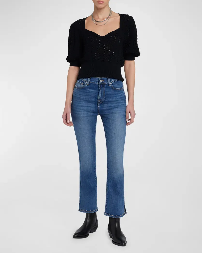 7 For All Mankind 'Hw Slim Kick W/ Studs'