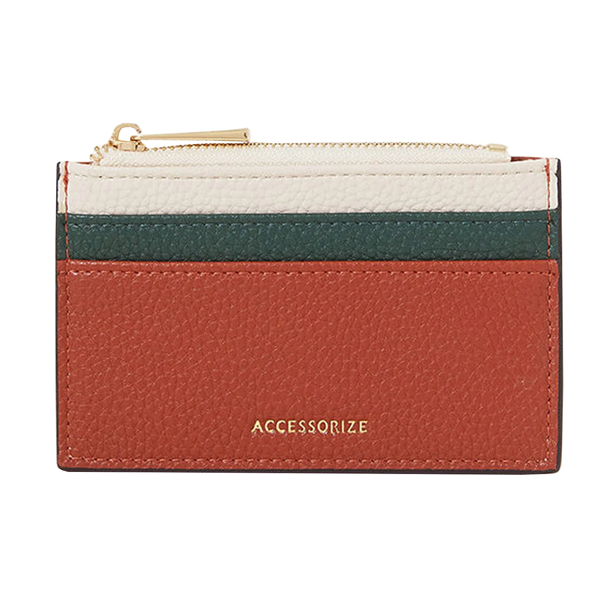 Accessorize London Women's Multi
 Colour Block Cardholder