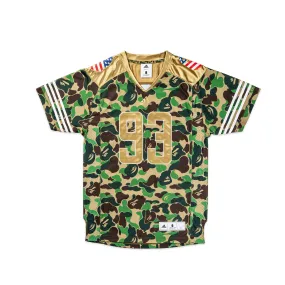 adidas x BAPE Mens Camo Football Jersey