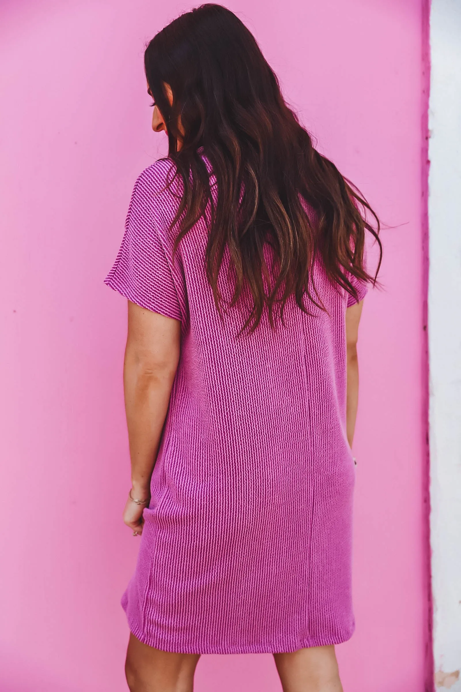 Amelia Mini Dress-Purple