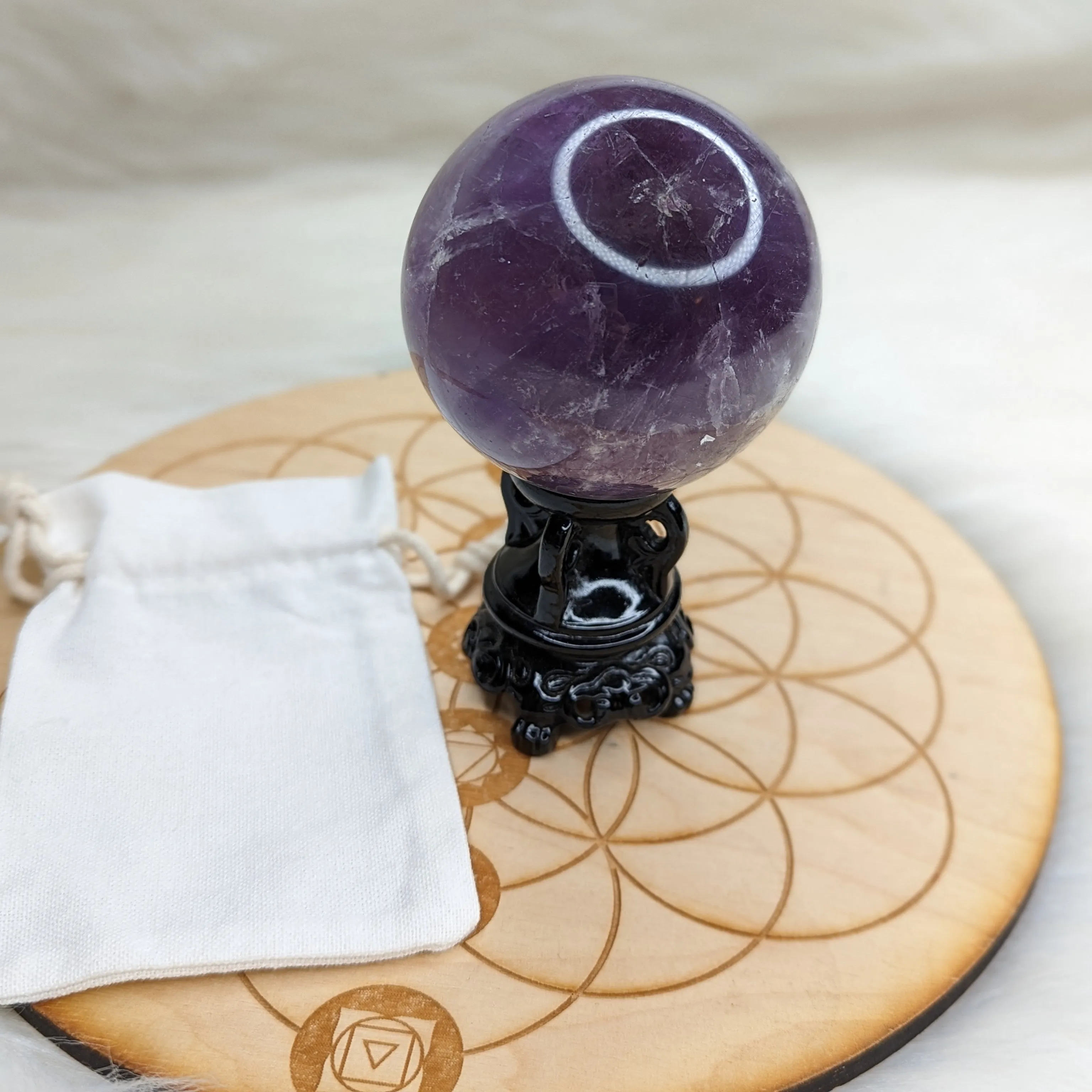 Amethyst Sphere~ Balance your Aura~ Medium / Large