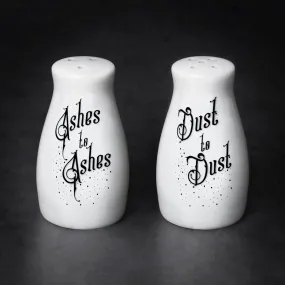 Ashes to Ashes/Dust to Dust Salt & Pepper Shaker Set