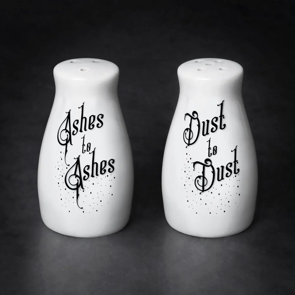 Ashes to Ashes/Dust to Dust Salt & Pepper Shaker Set