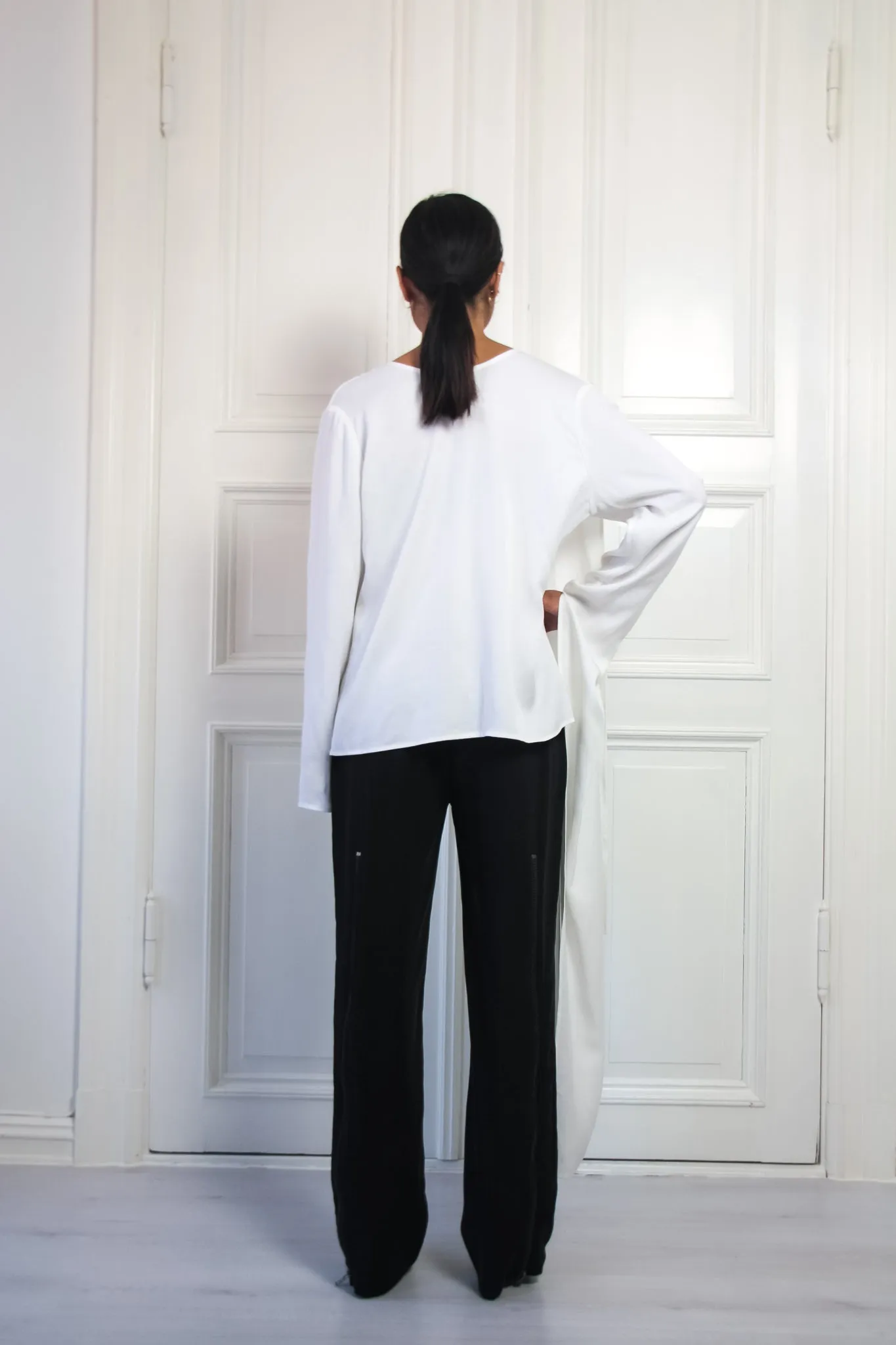 Asymmetric Sleeve Top