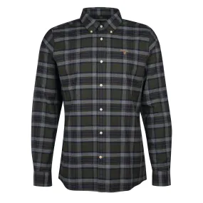 Barbour Helton Tailored Fit Shirt Olive