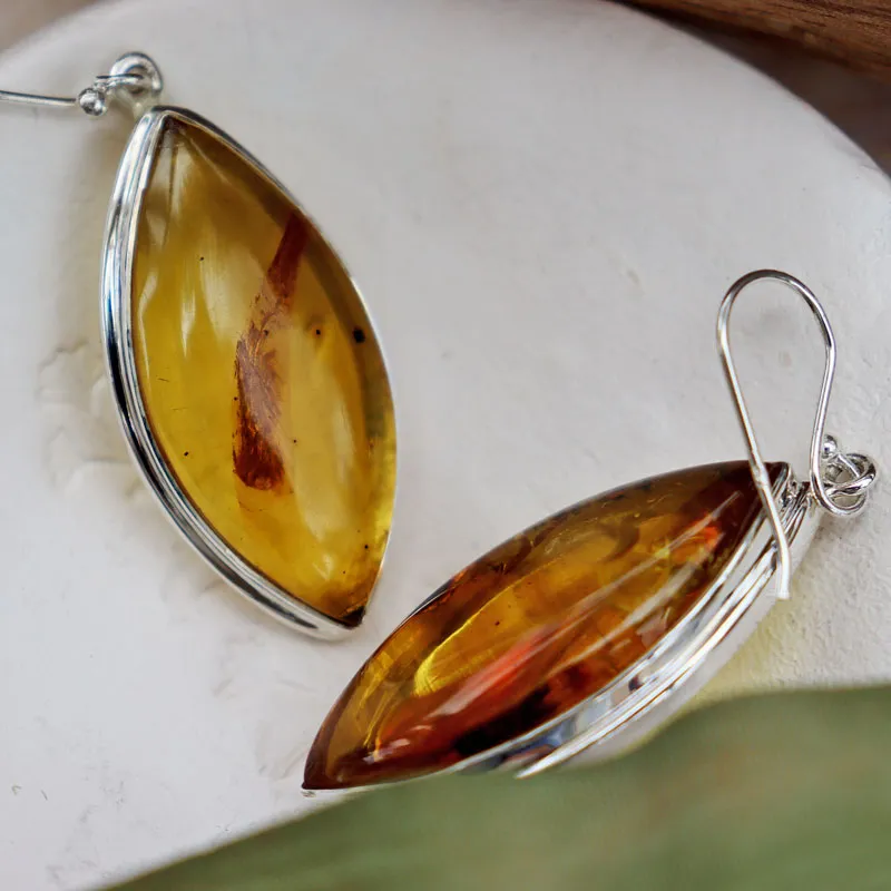 Bartley Amber Boho Earrings D