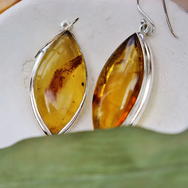 Bartley Amber Boho Earrings D