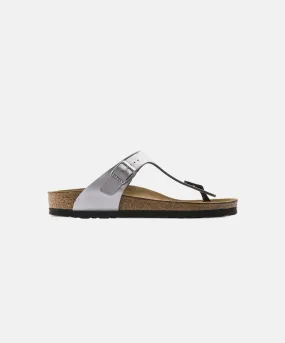 Birkenstock Gizeh Birko-Flor Silver Sandals