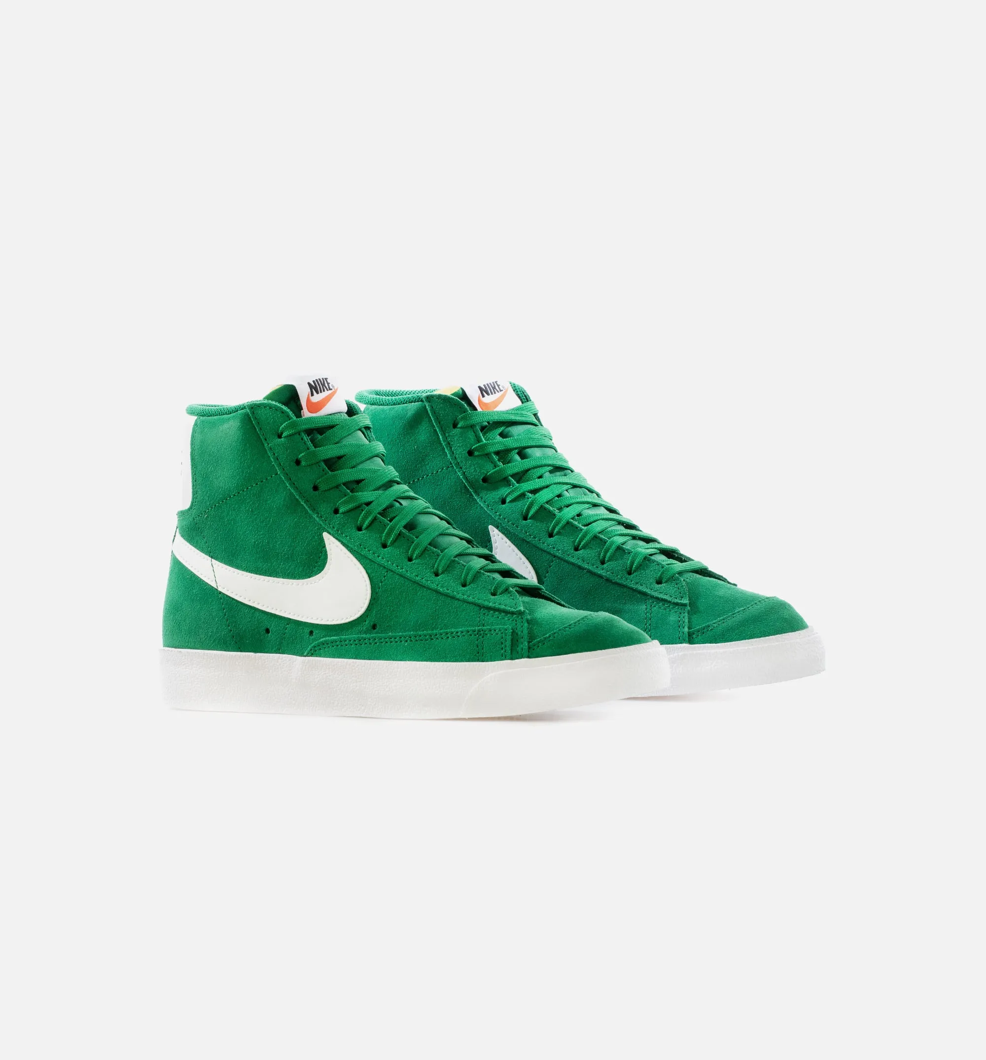 Blazer Mid '77 Suede Mens Lifestyle Shoe - Pine Green/White