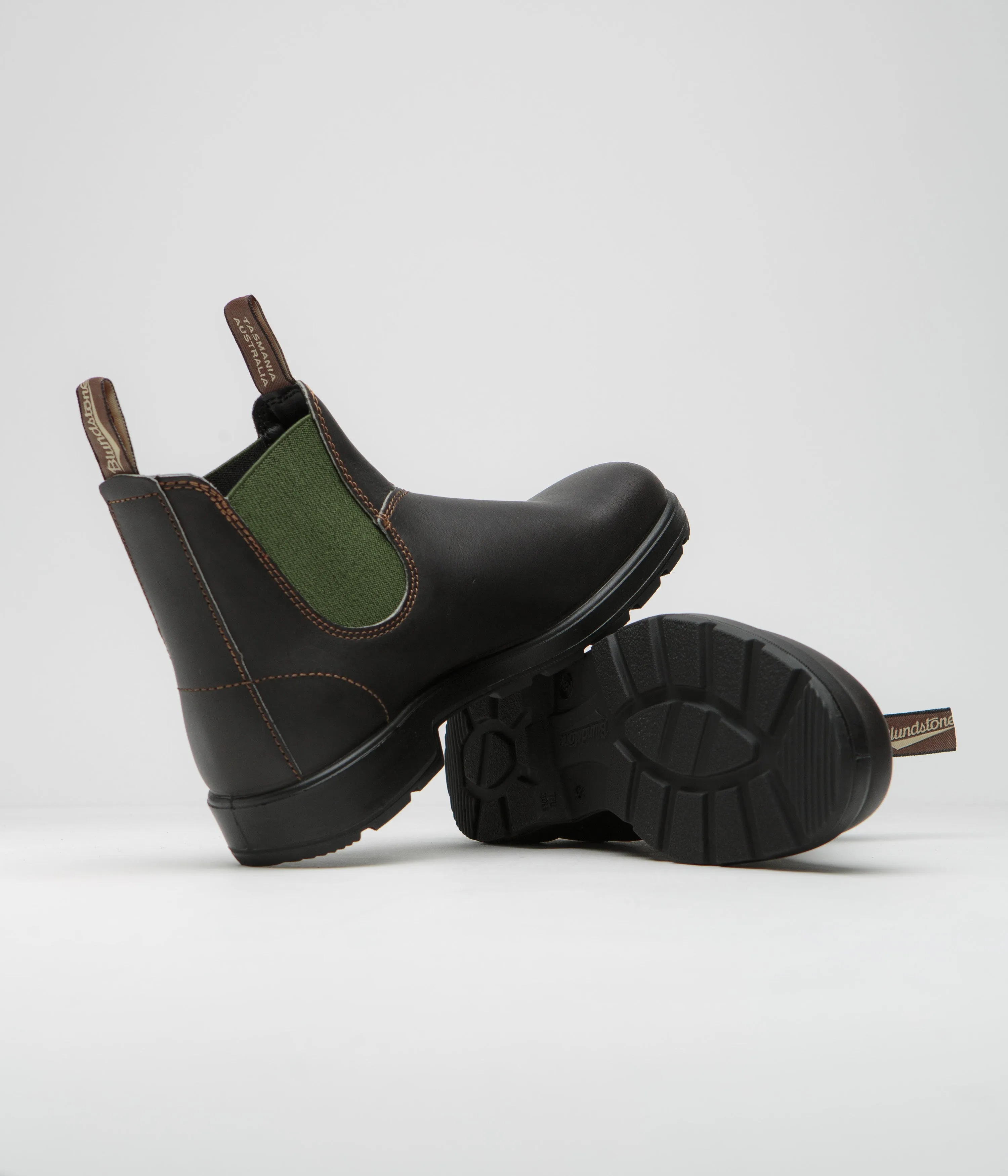 Blundstone Original 519 Shoes - Stout Brown / Olive