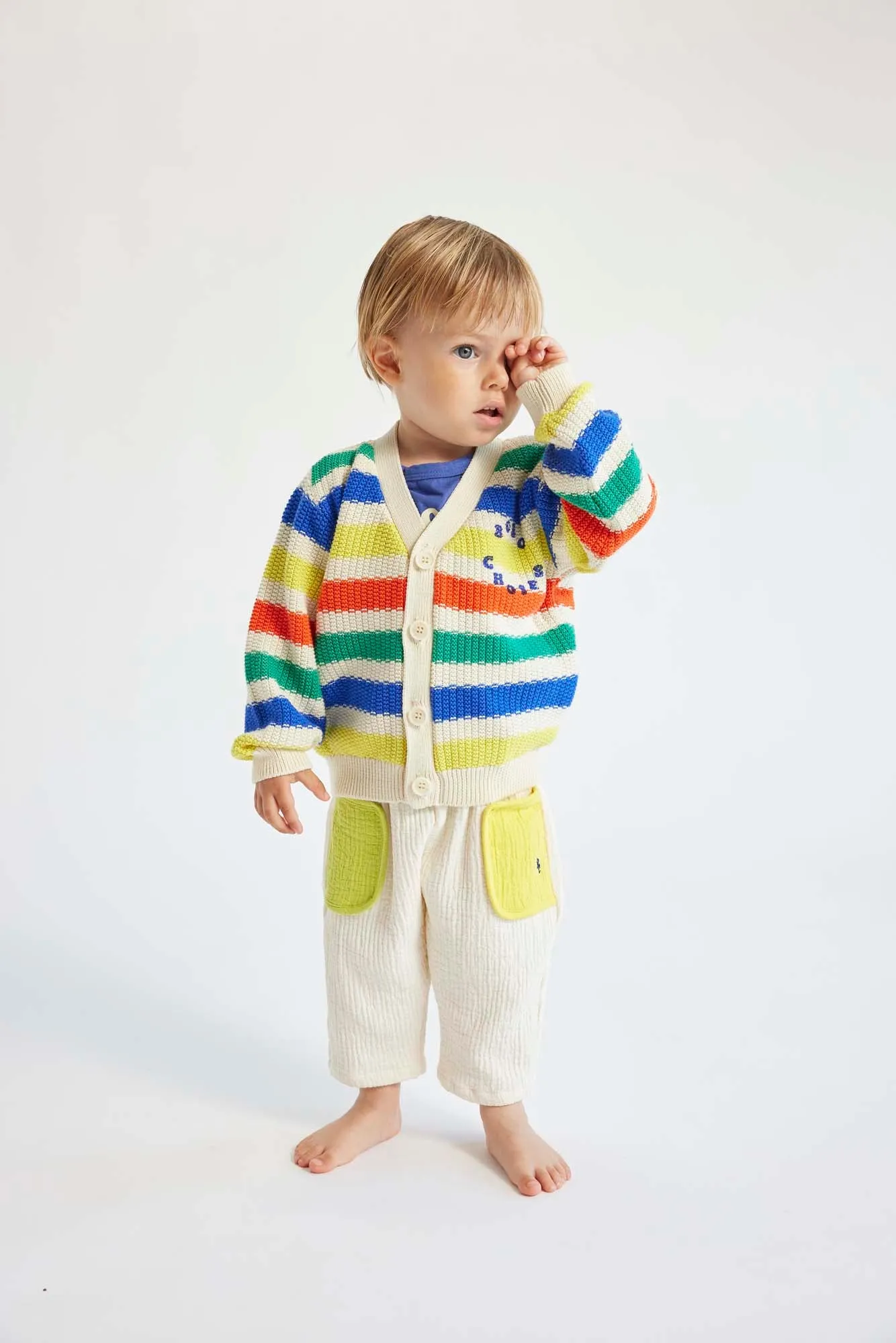 Bobo Choses Multicolour Stripes Cardigan