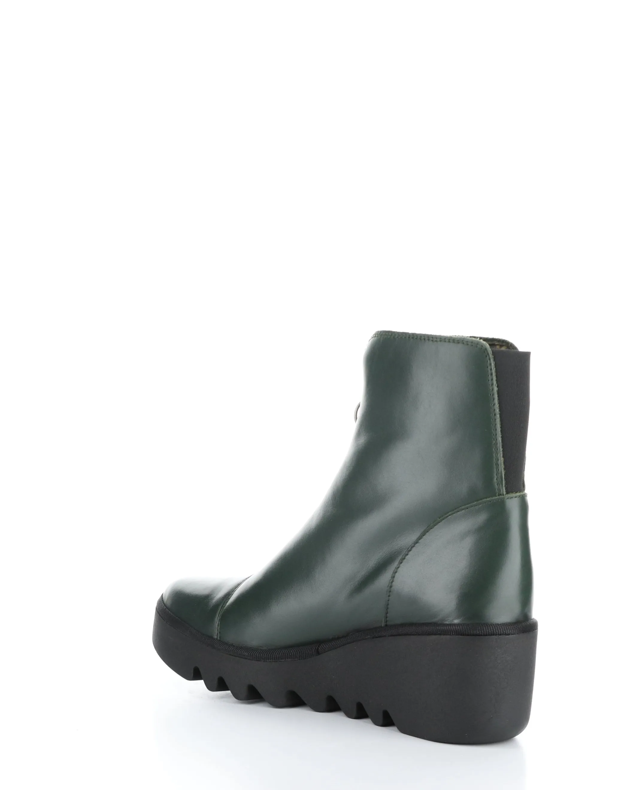 BOCE457FLY 001 DARK GREEN Round Toe Boots