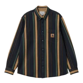 Camicia Uomo Carhartt WIP L/S Dorado Shirt Multicolor