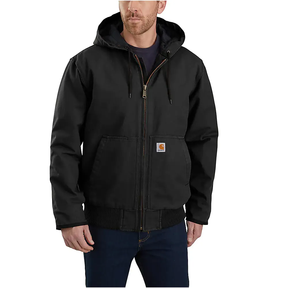 Carhartt Men's Loose Fit Washed Duck Insulated Active Jac