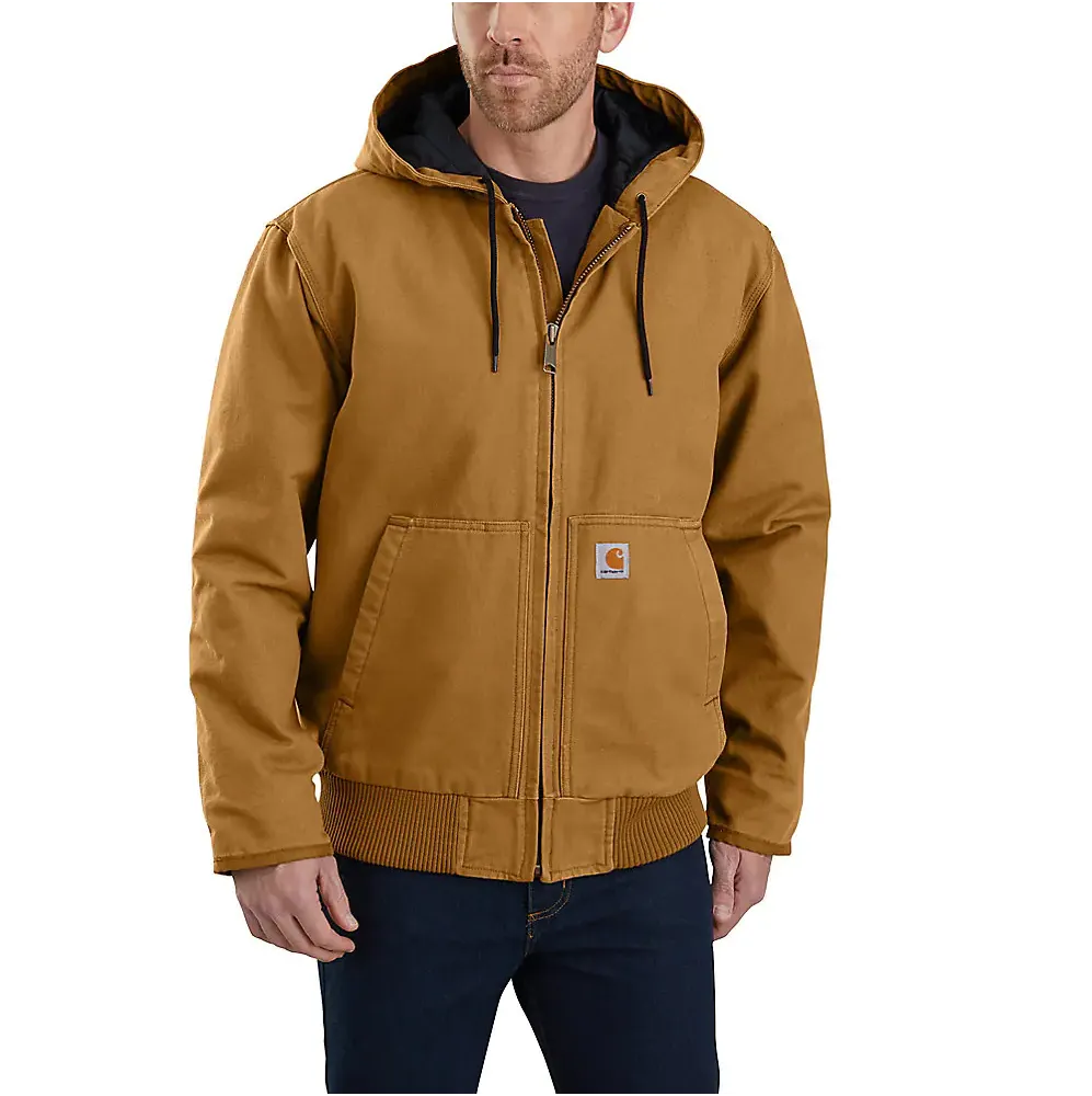 Carhartt Men's Loose Fit Washed Duck Insulated Active Jac