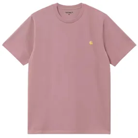 CARHARTT WIP S/S Chase T-Shirt Glassy Pink Gold