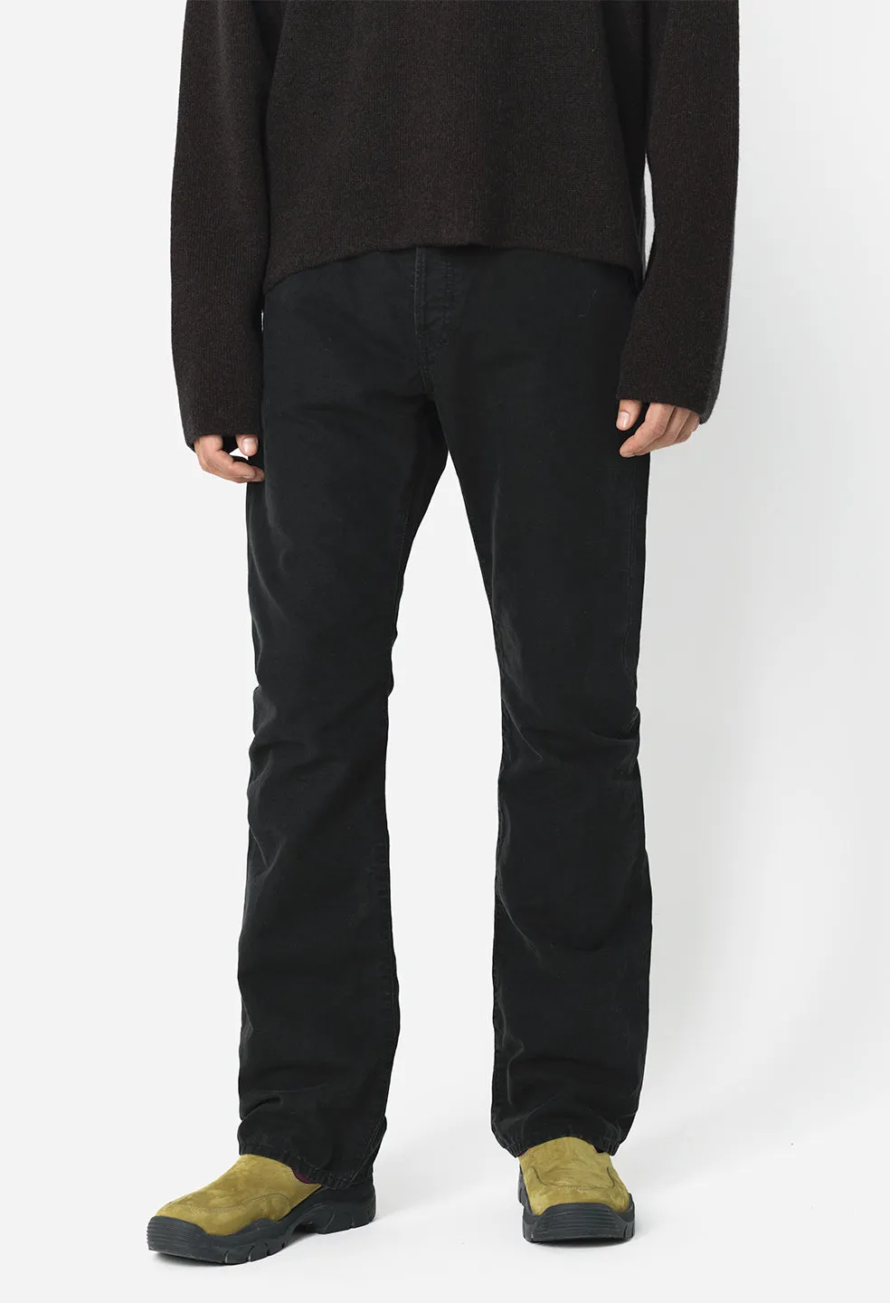 Caribou Bootcut / Washed Canvas Black