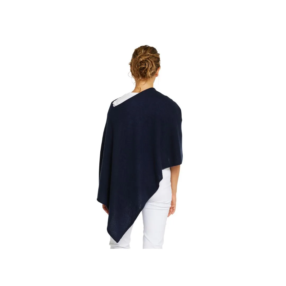 CASHMERE CLASSIC TOPPER - INDIGO