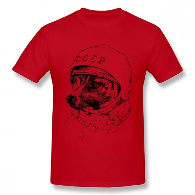 CCCP  Laika Space Traveler USSR Soviet Union T-Shirt