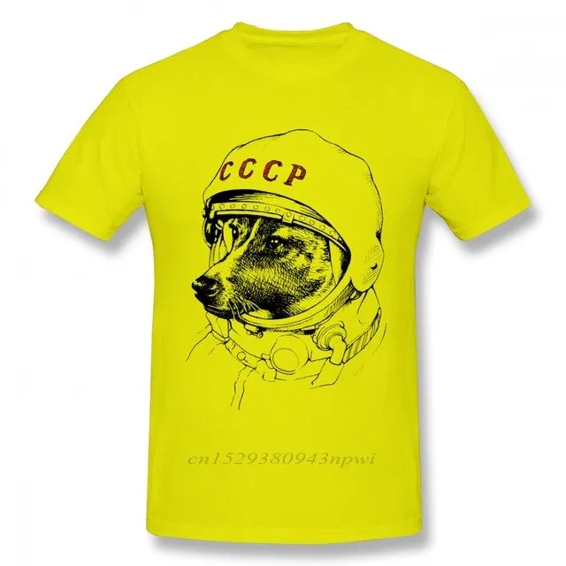 CCCP  Laika Space Traveler USSR Soviet Union T-Shirt