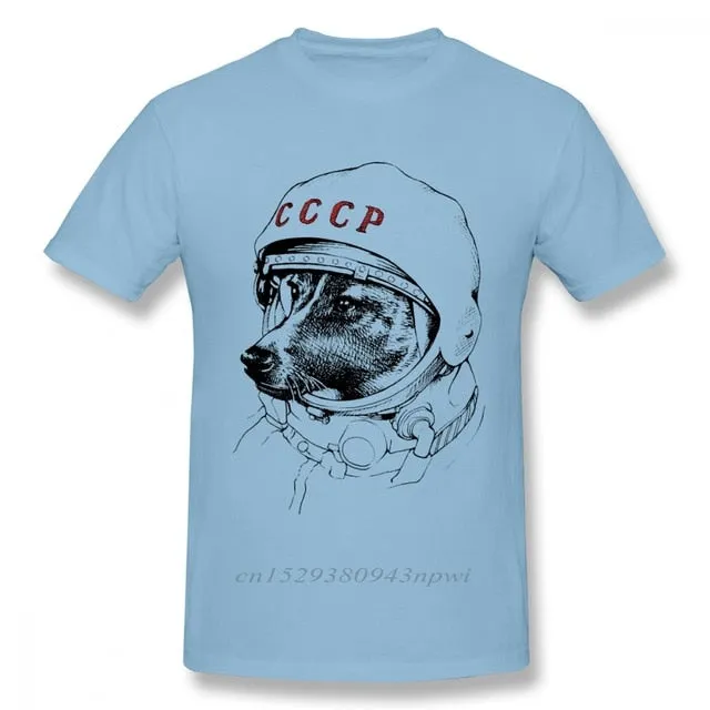 CCCP  Laika Space Traveler USSR Soviet Union T-Shirt