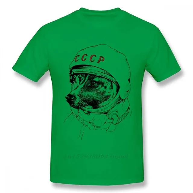 CCCP  Laika Space Traveler USSR Soviet Union T-Shirt