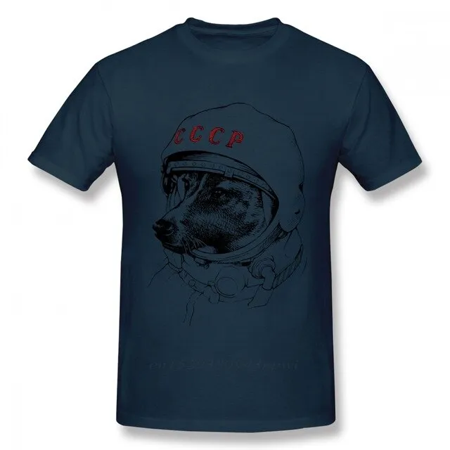 CCCP  Laika Space Traveler USSR Soviet Union T-Shirt