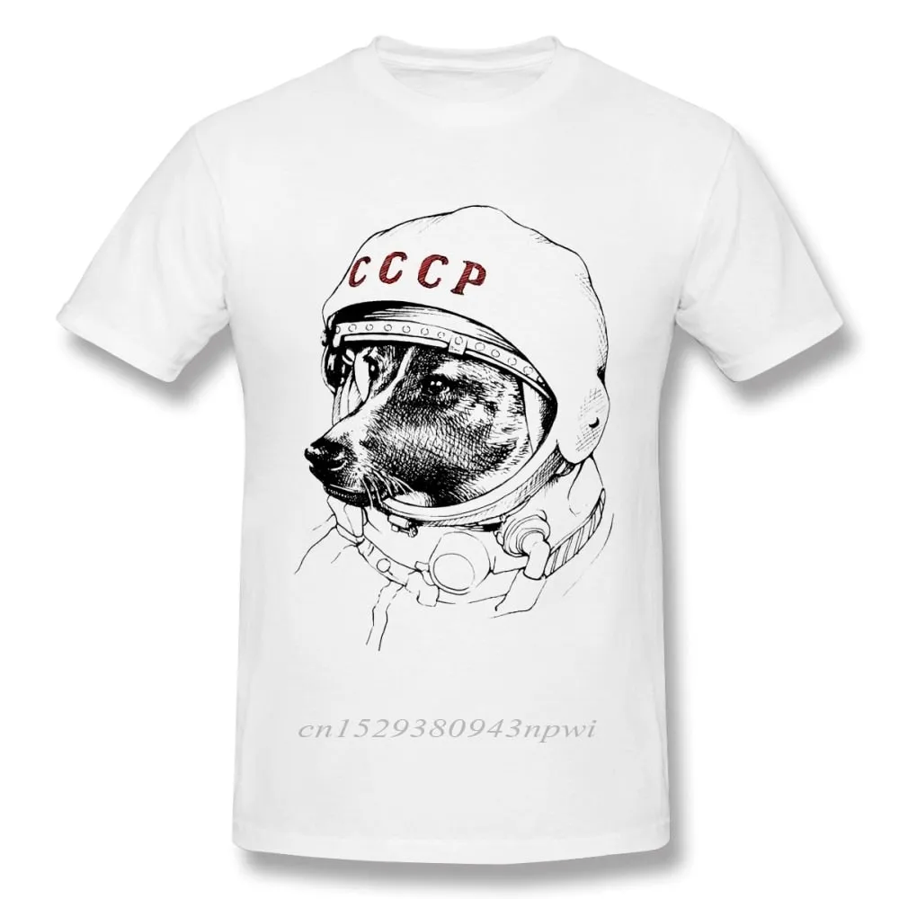 CCCP  Laika Space Traveler USSR Soviet Union T-Shirt