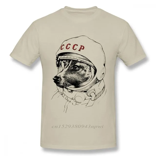 CCCP  Laika Space Traveler USSR Soviet Union T-Shirt