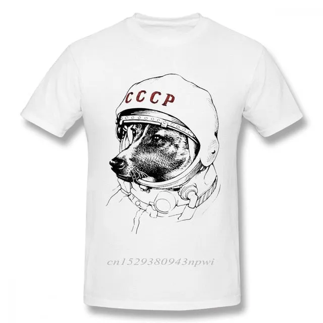 CCCP  Laika Space Traveler USSR Soviet Union T-Shirt