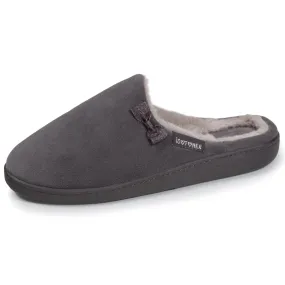 Chaussons mules Femme imitation fourrure Gris