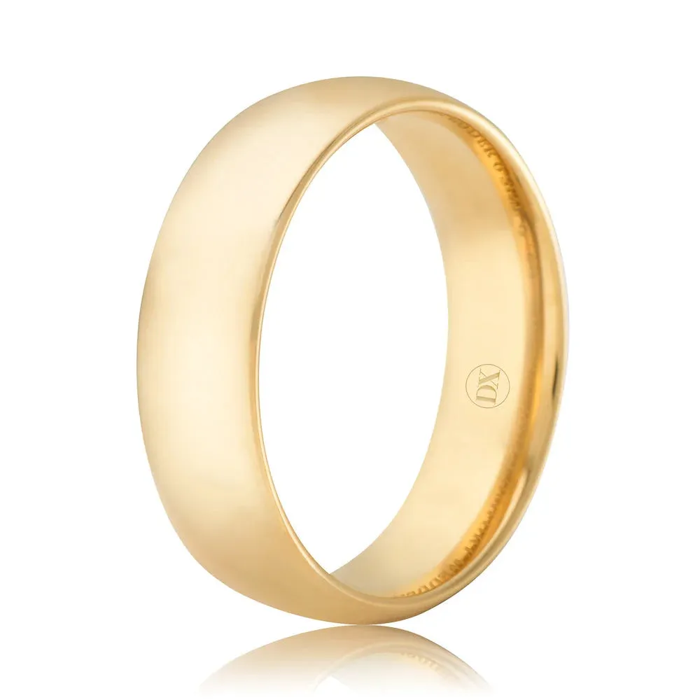 Classic Comfort 6mm - 18ct Yellow Gold