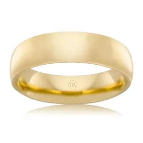 Classic Comfort 6mm - 18ct Yellow Gold