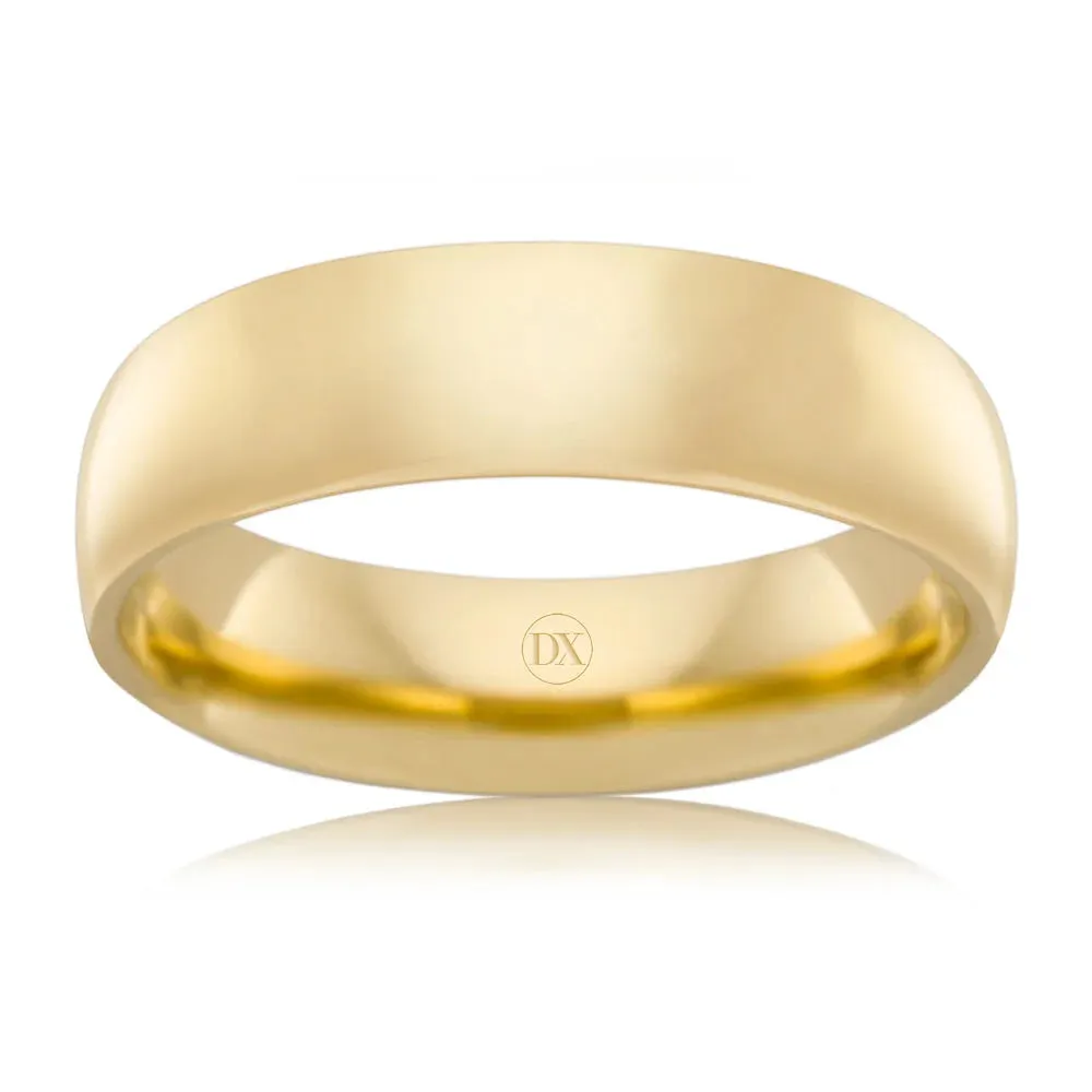 Classic Comfort 6mm - 18ct Yellow Gold