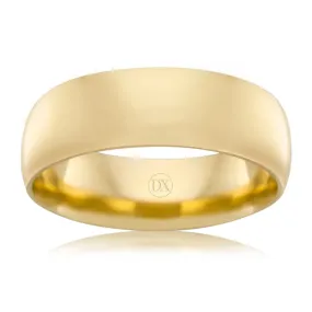 Classic Comfort 7mm - 9ct Yellow Gold