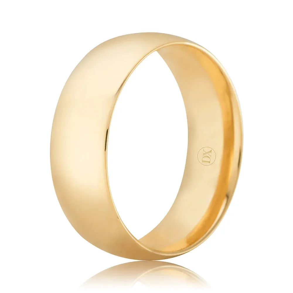 Classic Comfort 7mm - 9ct Yellow Gold