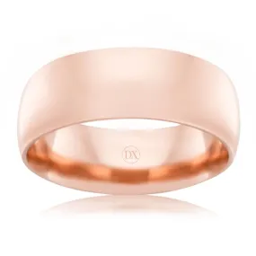 Classic Comfort 8mm - 18ct Rose Gold