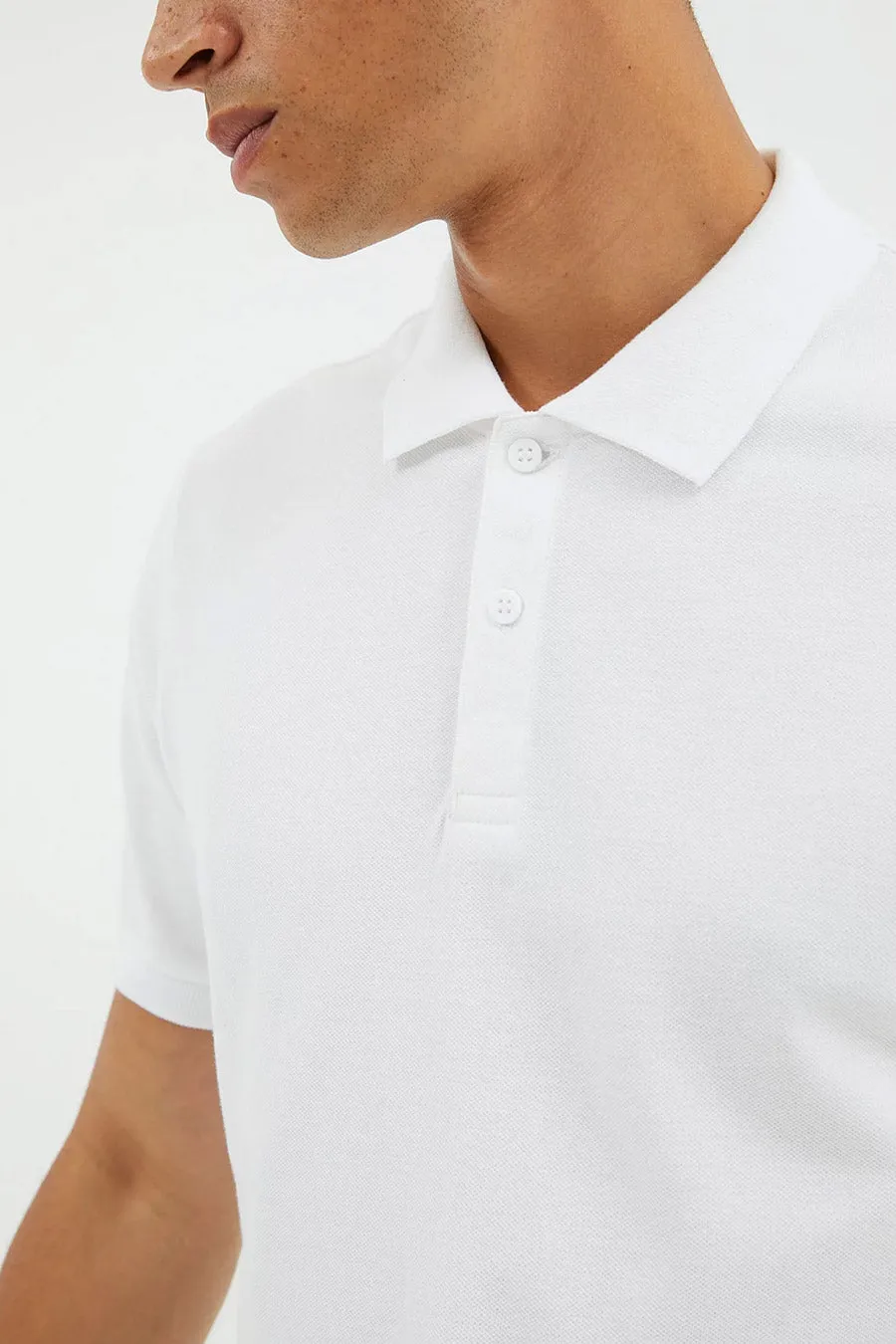 Classic Polo in White