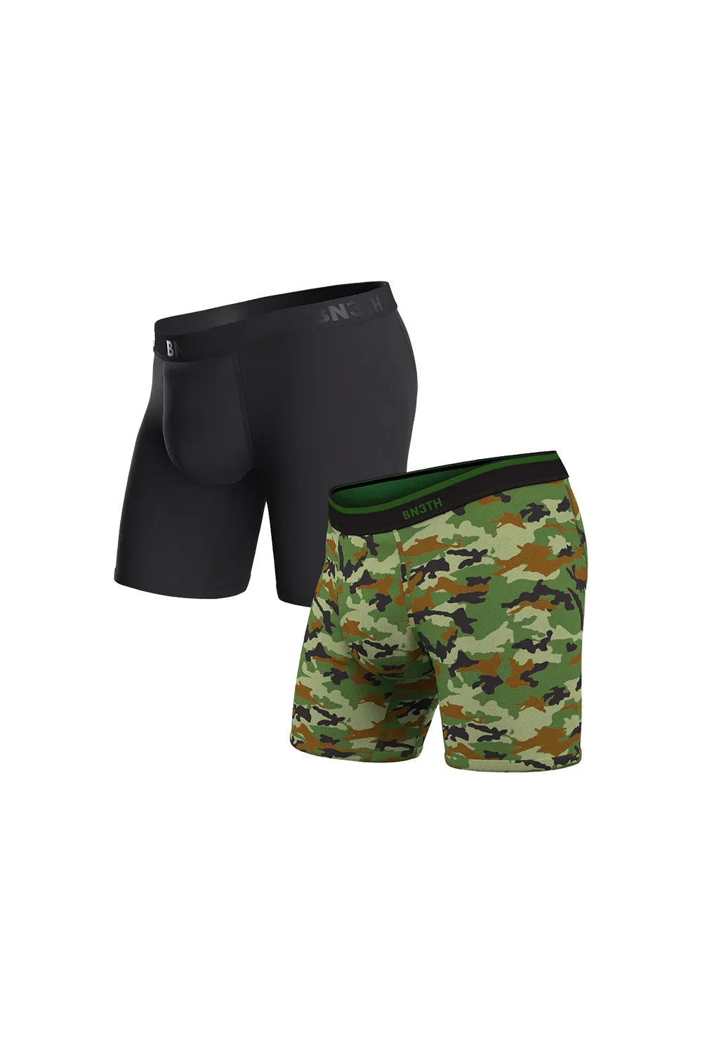 CLASSICS BOXER BRIEF 2 PACK Black/Camo