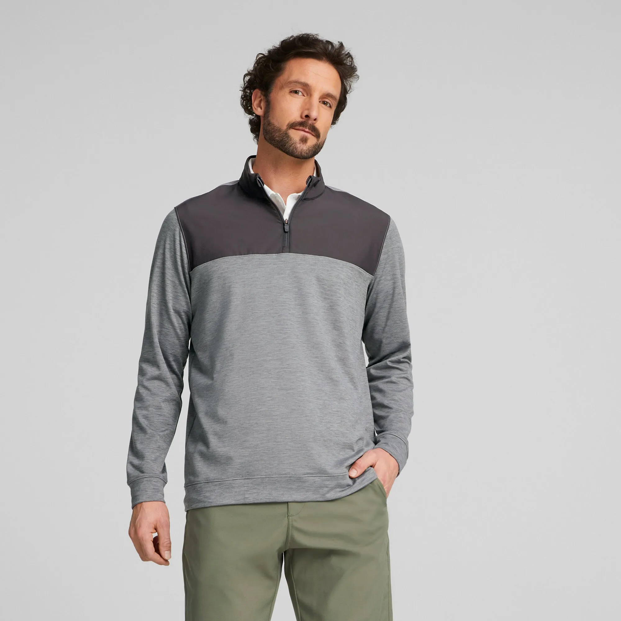 CLOUDSPUN Colorblock Golf 1/4 Zip