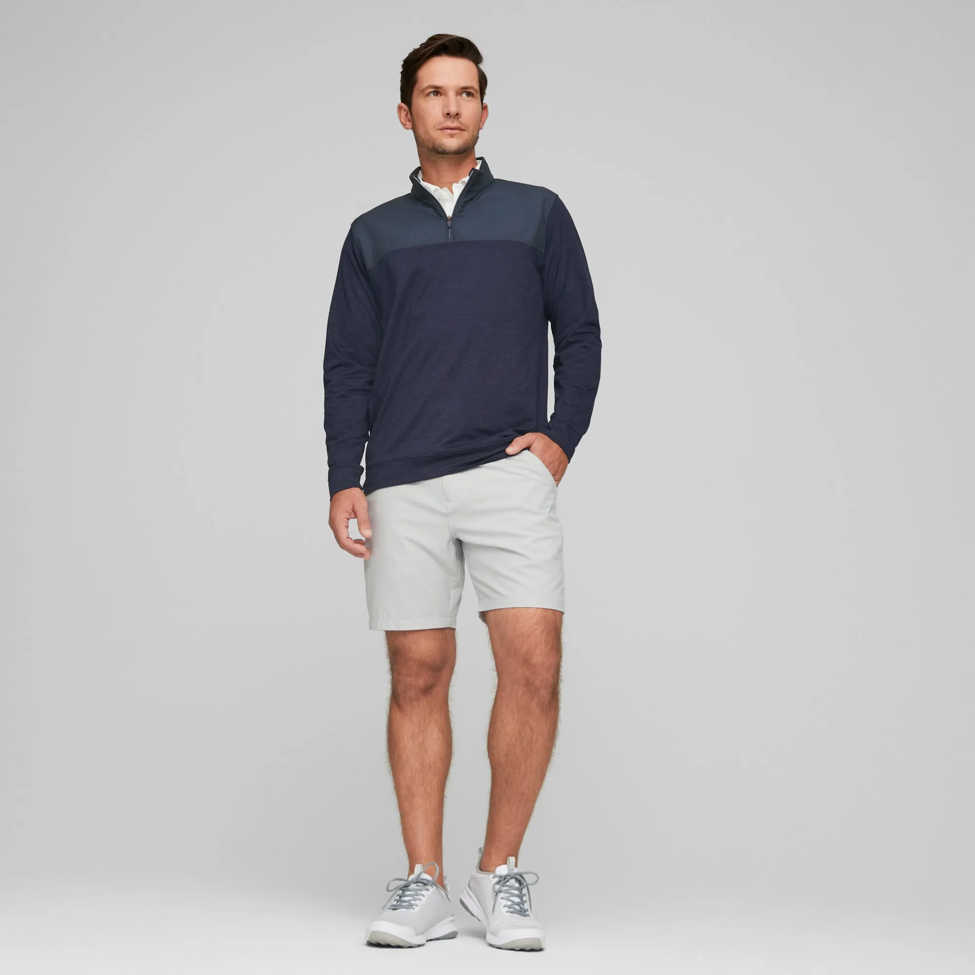 CLOUDSPUN Colorblock Golf 1/4 Zip