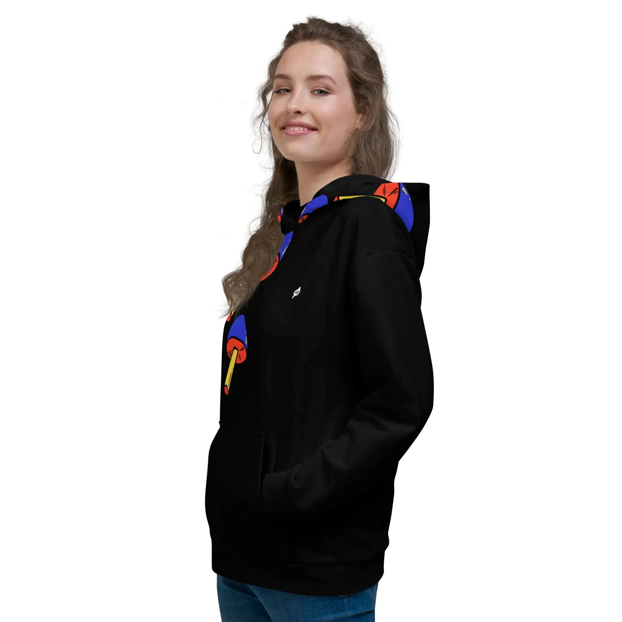 Colorful Mushroom Recycled Hoodie