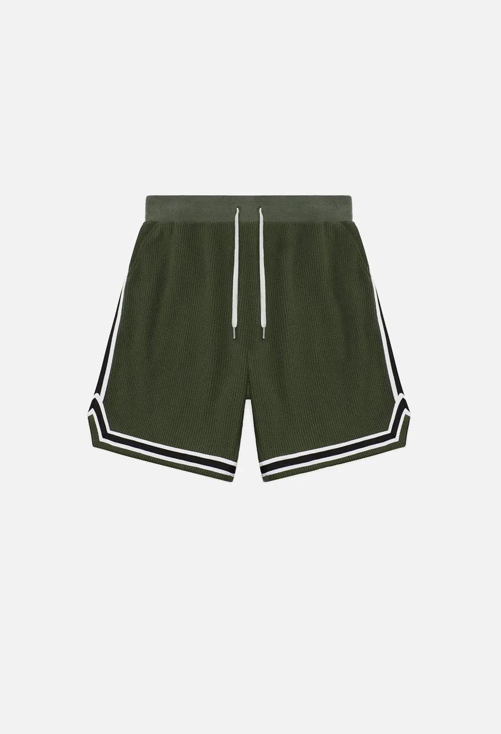 Corduroy Basketball Shorts / Olive