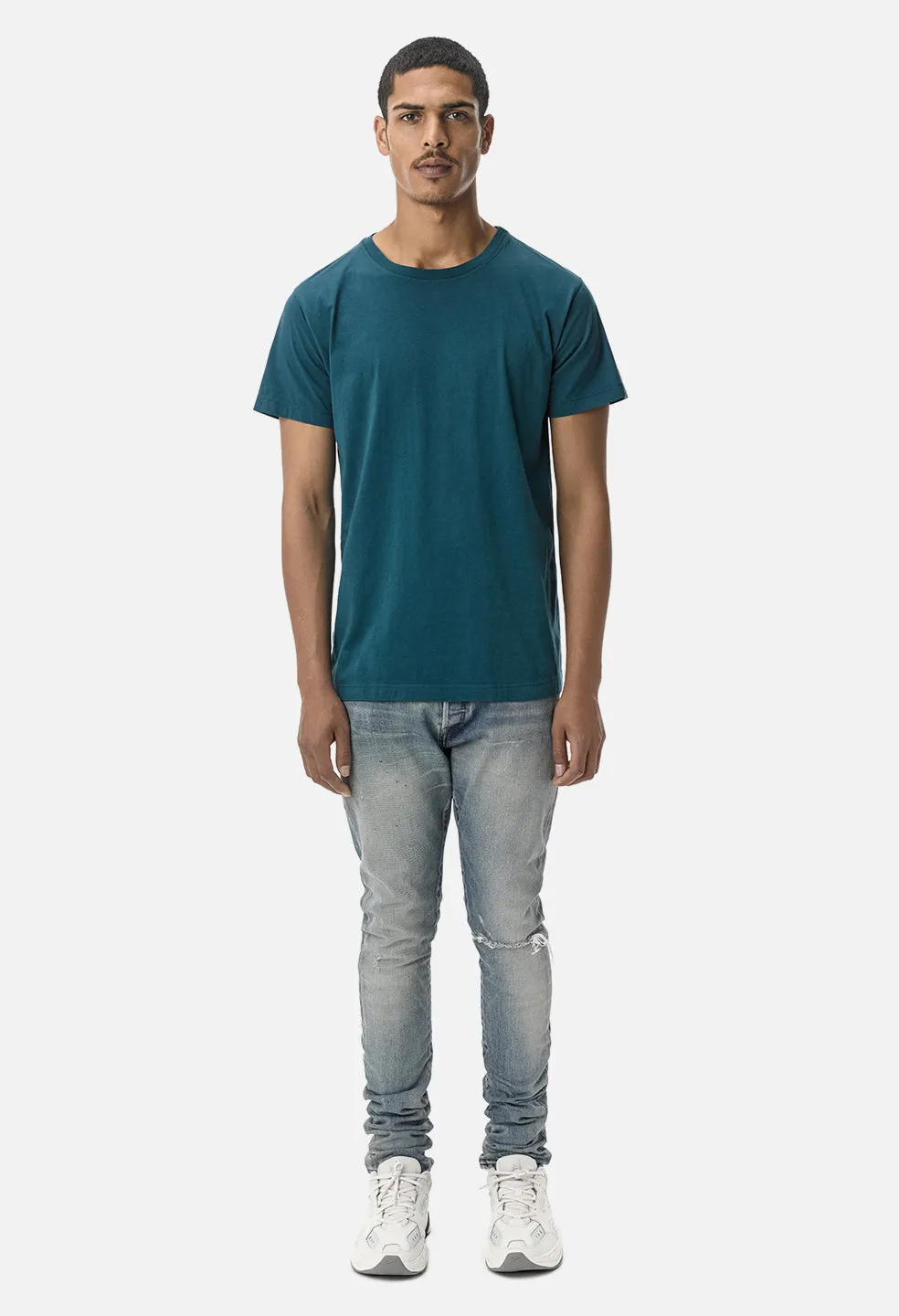 Cotton Classic Crew / Teal