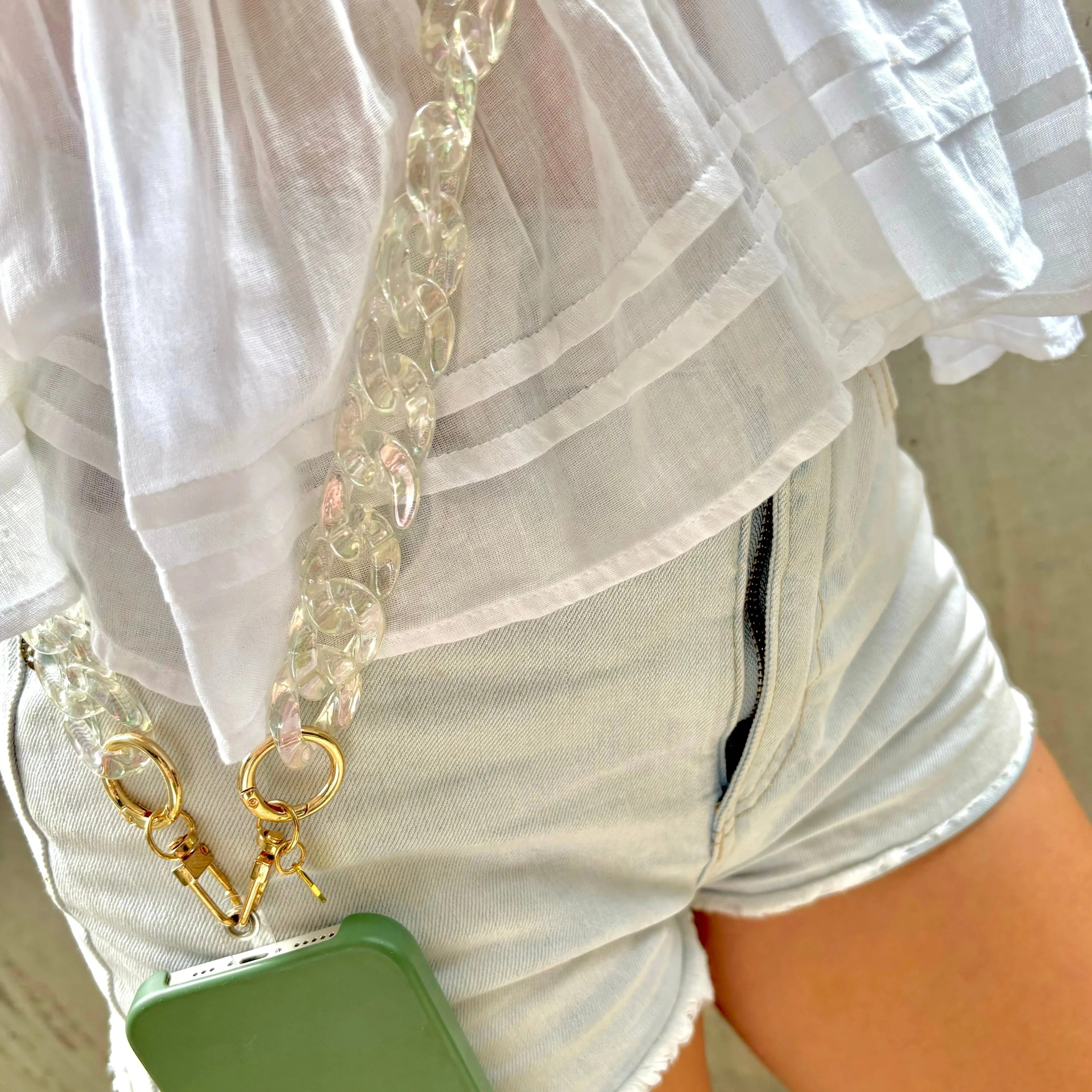 Crossbody Phone Strap (Clear)