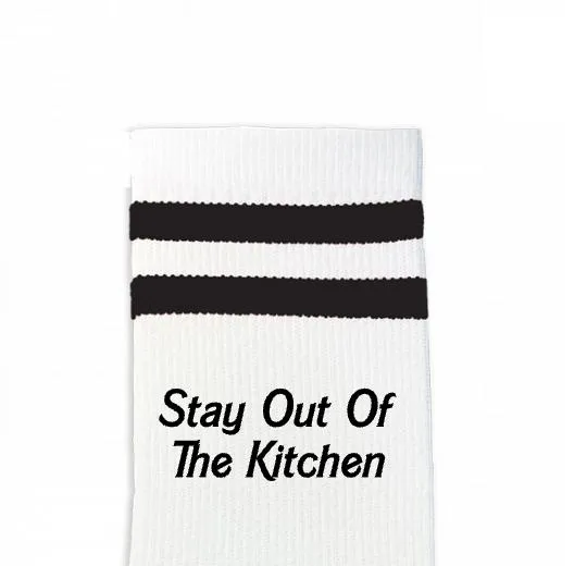 Custom Design Striped Crew Socks - Medium