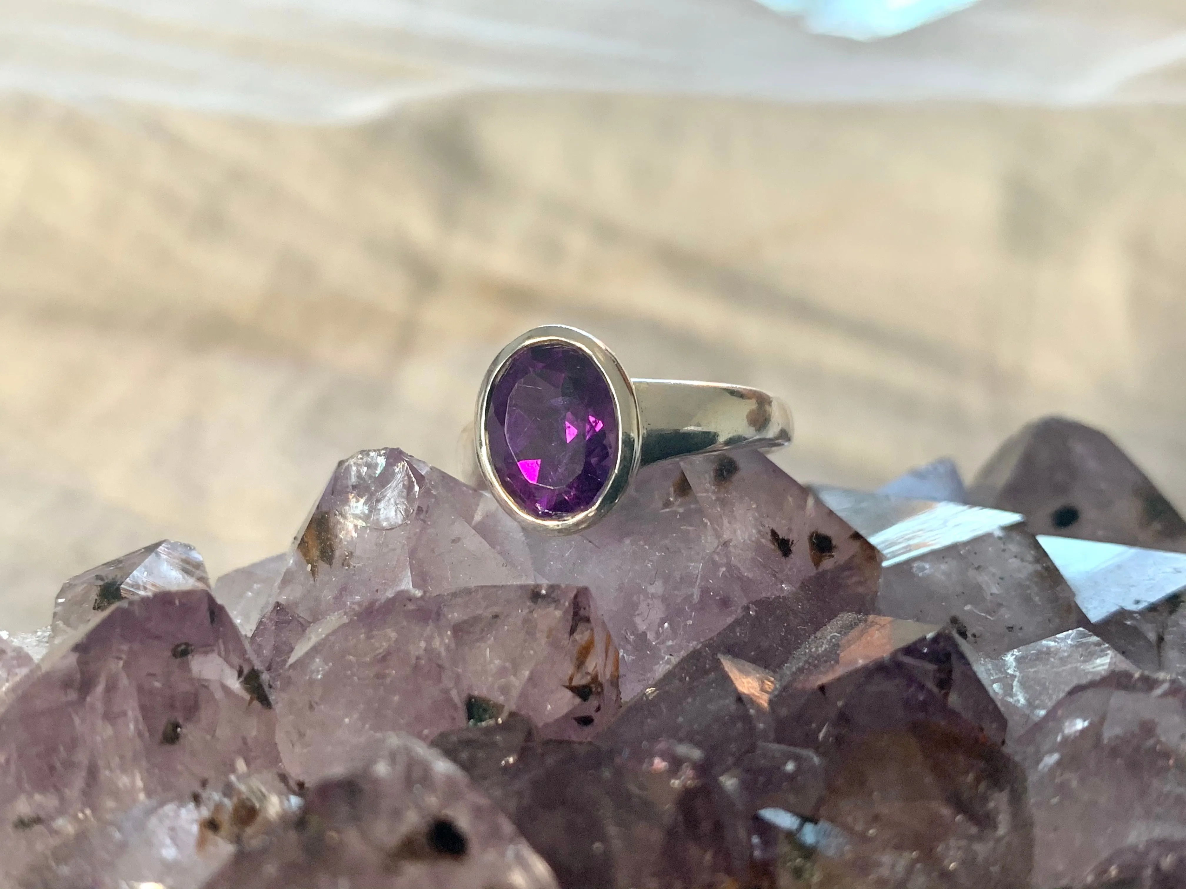 Dark Amethyst Endora Ring